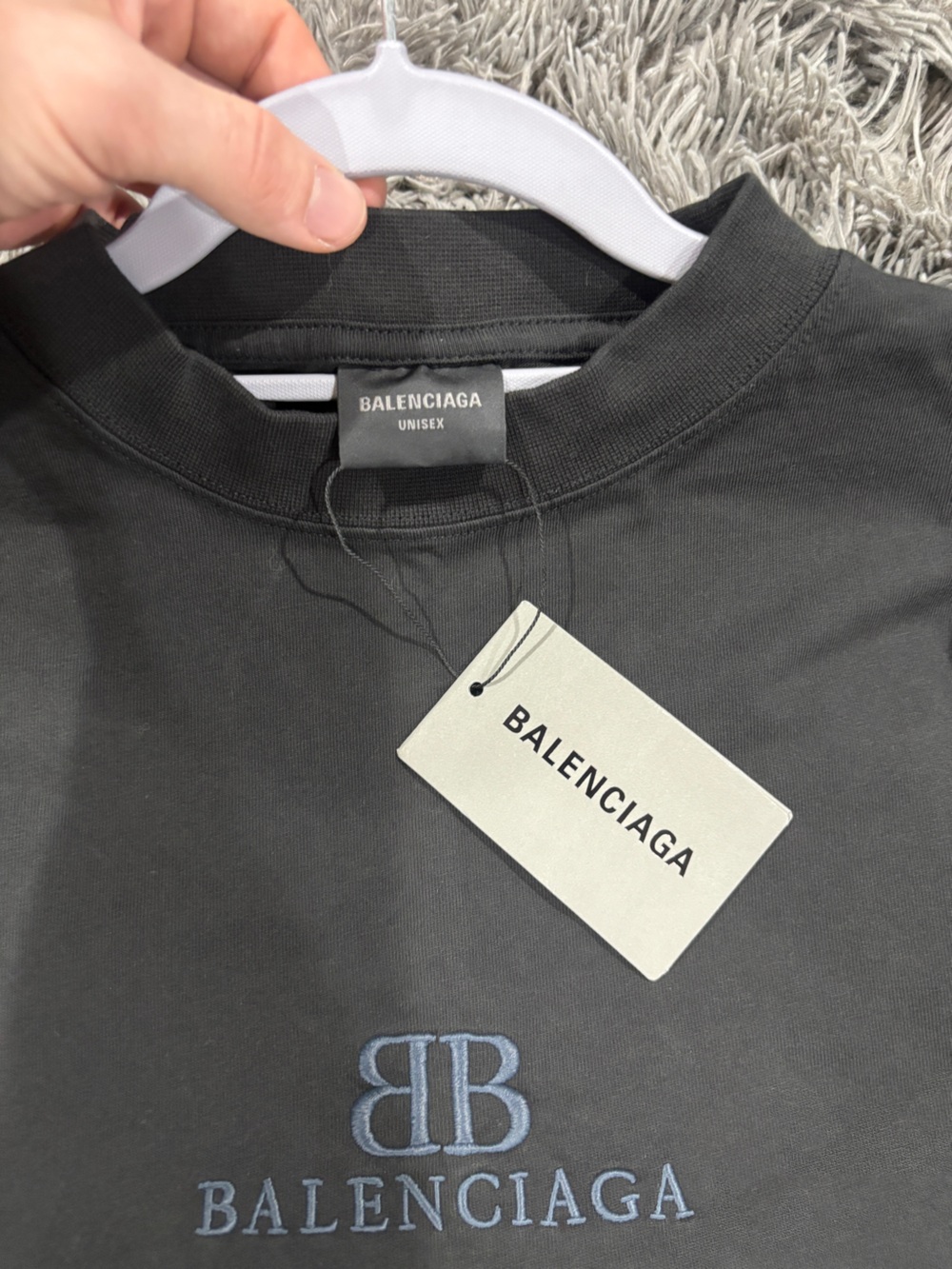 Balenciaga Distressed Jersey Tee